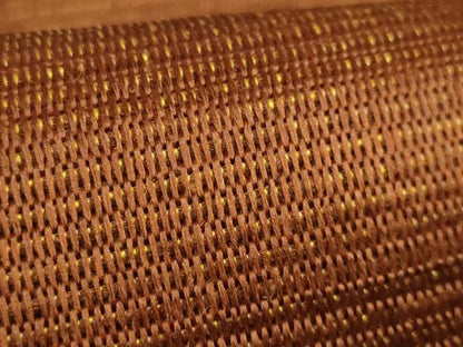 平和屋着物●極上　本場黄八丈　紬　八寸名古屋帯　一重帯　逸品　DZAB1804kh6