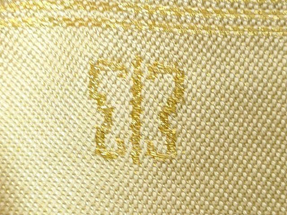平和屋着物●極上　西陣　川島織物　六通柄　本袋帯　立波文　金糸　逸品　DZAB1810kh6