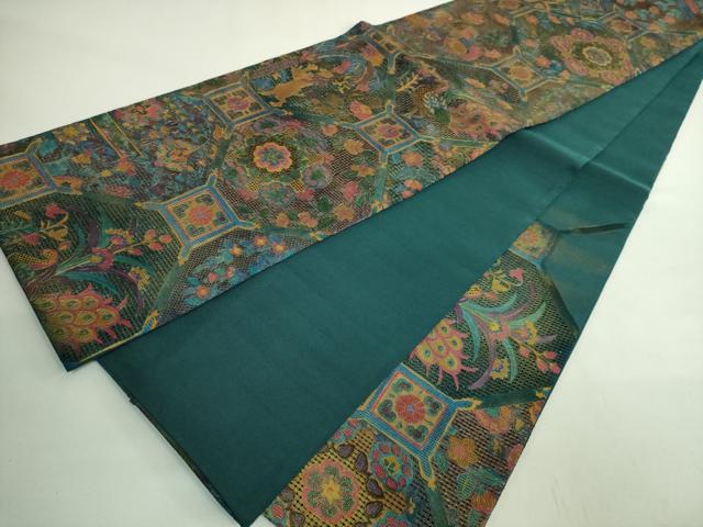 平和屋本店●極上　中国三大刺繍　スワトウ相良刺繍　総刺繍　袋帯　蜀江鳥獣花文　金糸　逸品　DZAB1813kh6