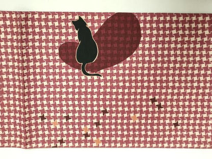 平和屋着物●極上　太鼓柄　京袋帯　wakka　ワッカ　黒猫　逸品　DZAB1835kh6