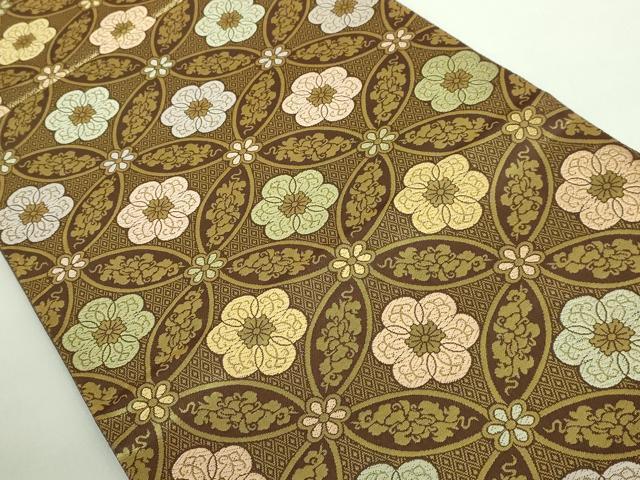 平和屋着物○極上 西陣織 陰山織物謹製 箔屋清兵衛 六通柄