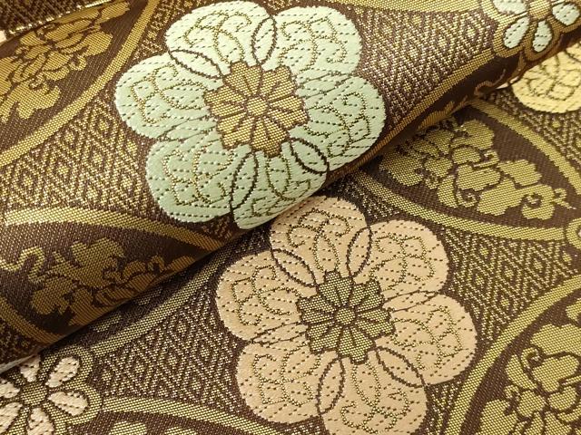 平和屋着物■極上　西陣織　陰山織物謹製　箔屋清兵衛　六通柄袋帯　唐織　正倉院花文　正絹錦織　金糸　逸品　未使用　CZAA3192s5 平和屋着物○極上 西陣織 陰山織物謹製 箔屋清兵衛 六通柄