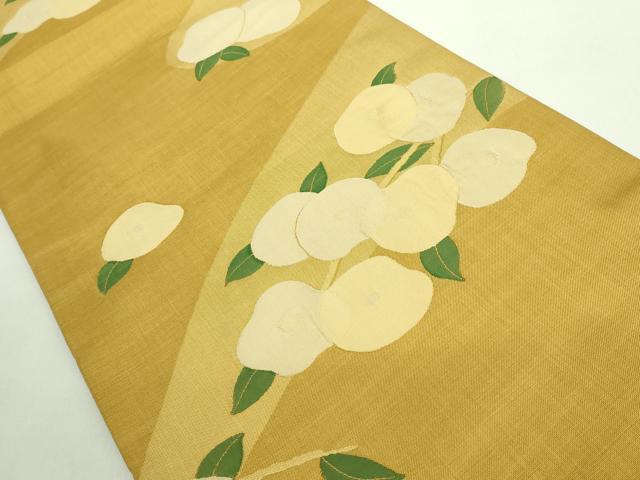 平和屋着物●極上　名門木屋太　今河織物　六通柄袋帯　光琳菊　逸品　DZAB1841kh6