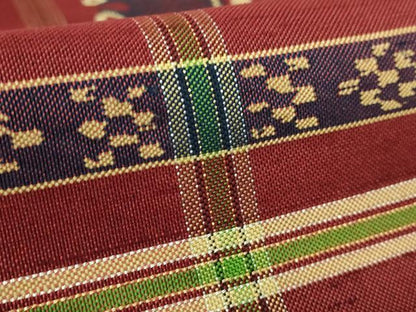 平和屋着物●最高級　龍村平蔵製　太鼓柄　本袋帯　甲比丹孔雀　金銀糸　逸品　DZAB1847kh6