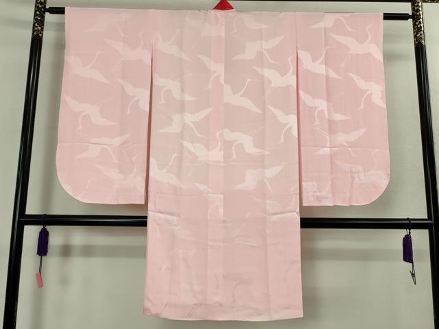 平和屋本店∵極上 女の子 十三参り 子供 祝着・襦袢(袷・半衿刺繍)セット 舞蝶花文 暈し染め 逸品 DZAB1857kh6