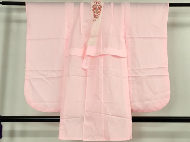 平和屋本店[]極上 七五三 女の子 7歳 祝着・襦袢(単衣・半衿刺繍)セット 花車 金彩 逸品 DZAB1862kh6