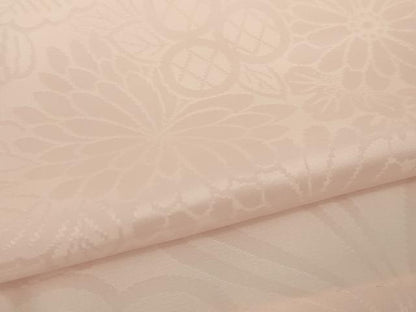 平和屋本店■極上　七五三　女の子　3歳　祝着・襦袢(半衿刺繍)・袋帯・小物セット　飛鶴松花文　鬼しぼ縮緬　逸品　DZAB1856kh5