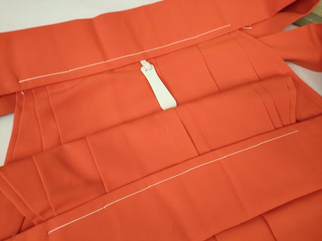 平和屋着物●極上　巫女袴　金赤色　逸品　DZAB1872kh6