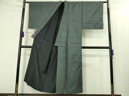 平和屋着物●極上　男性　本場大島紬　アンサンブル　120亀甲　総詰め　羽裏・鷹　逸品　DZAB1874kh6