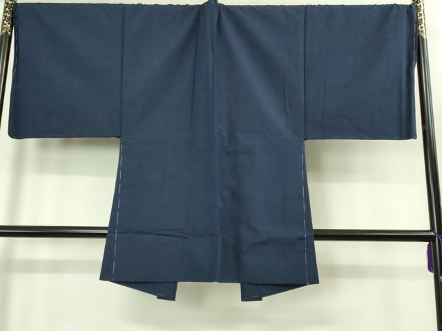 平和屋着物■極上　男性　紬　アンサンブル　キングサイズ　長羽織　色無地　濃い褐色　逸品　未使用　DZAB1875kh6