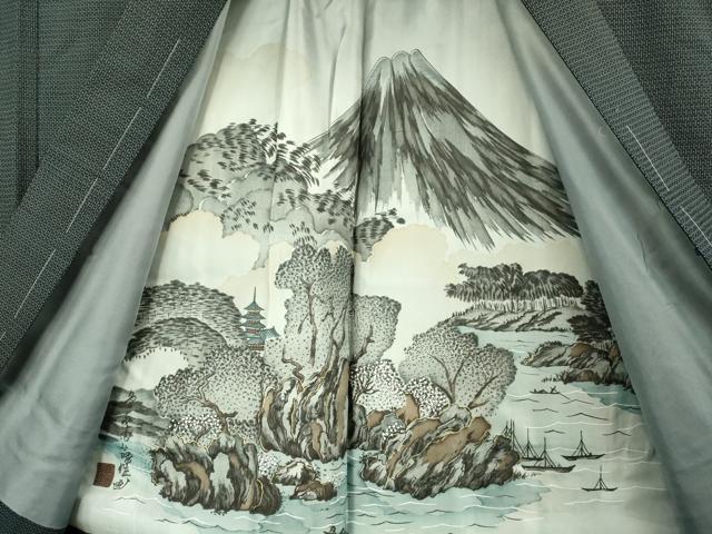平和屋着物■極上　男性　本場大島紬　アンサンブル　100亀甲　総詰め　長羽織　逸品　未使用　DZAB1878kh6