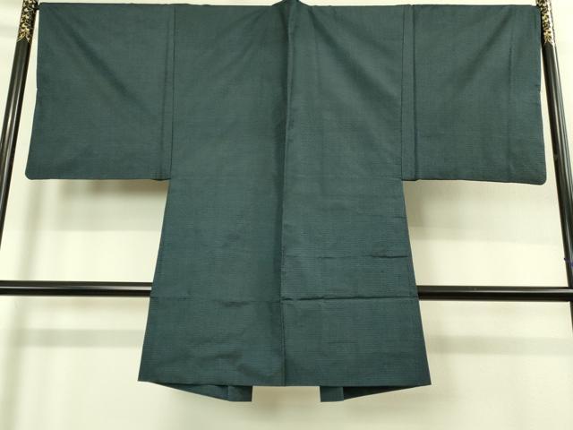 平和屋着物■極上　男性　本場大島紬　アンサンブル　長羽織　100亀甲　総詰め　逸品　DZAB1879kh6