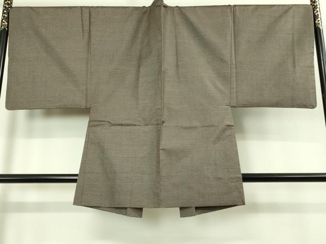 平和屋着物○極上 男性 本場大島紬 アンサンブル キングサイズ 120亀甲