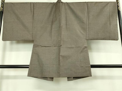 平和屋着物●極上　男性　本場大島紬　アンサンブル　キングサイズ　120亀甲　総詰め　羽裏・七福神　逸品　DZAB1881kh6