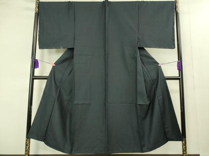 平和屋着物●極上　男性　お召　アンサンブル　キングサイズ　100亀甲　羽裏・龍　逸品　未使用　DZAB1882kh6