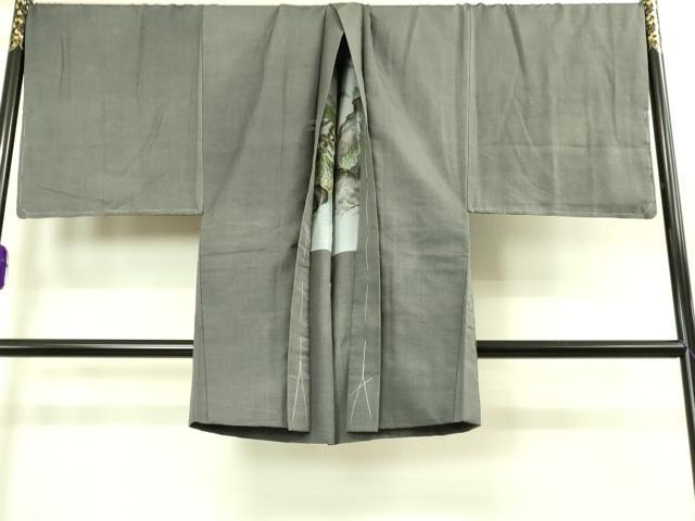 平和屋着物■極上　男性　本場大島紬　アンサンブル　キングサイズ　100亀甲　総詰め　長羽織　逸品　DZAB1886kh6