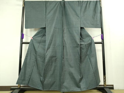 平和屋着物■極上　男性 本場大島紬　アンサンブル キングサイズ　長襦袢(袷)・長羽織セット　100亀甲　総詰め　逸品　未使用　DZAB1887kh6