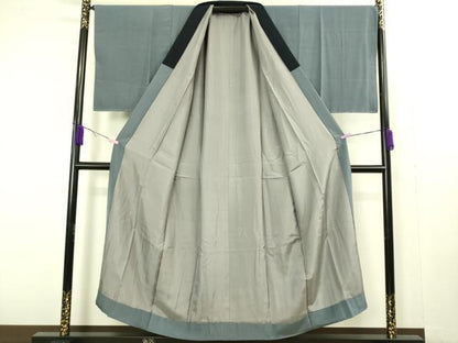 平和屋着物■極上　男性 本場大島紬　アンサンブル キングサイズ　長襦袢(袷)・長羽織セット　100亀甲　総詰め　逸品　未使用　DZAB1887kh6