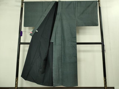平和屋着物■極上　男性　本場大島紬　アンサンブル キングサイズ 長襦袢(無双仕立て)・長羽織セット　7マルキ　逸品　未使用　DZAB1889kh6