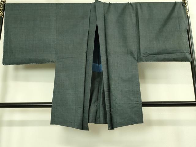 平和屋着物□極上 男性 本場大島紬 アンサンブル キングサイズ 長襦袢