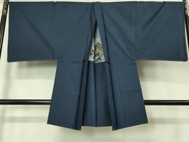 平和屋着物■極上　男性　本場大島紬　アンサンブル　キングサイズ　長羽織　羽裏・鷹　やまと誂製　証紙付き　逸品　未使用　DZAB1891kh6