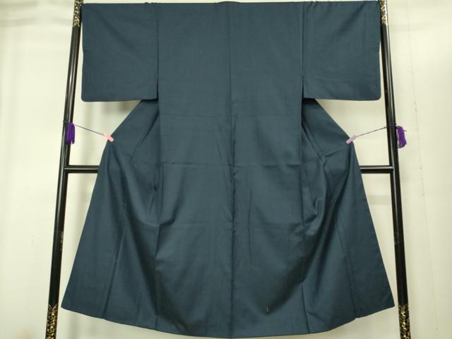 平和屋着物●極上　男性　お召　アンサンブル　100亀甲　総詰め　羽裏・虎　逸品　DZAB1892kh6