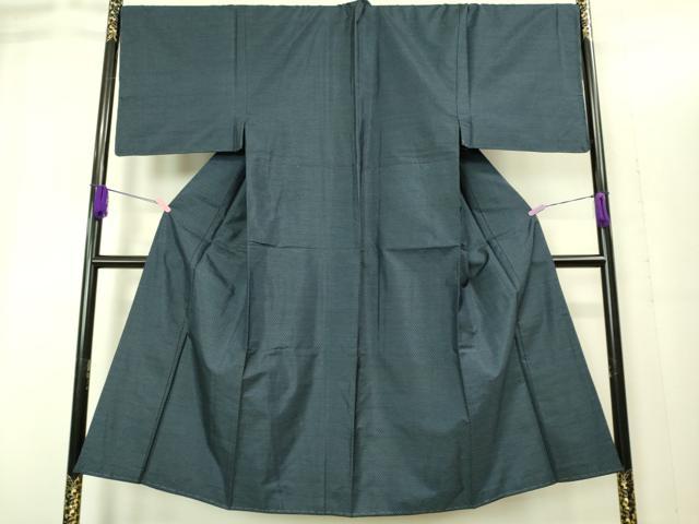 平和屋着物■極上　男性　本場大島紬　アンサンブル　長羽織　逸品　未使用　DZAB1895kh6