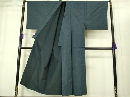 平和屋着物■極上　男性　本場大島紬　アンサンブル　長羽織　逸品　未使用　DZAB1895kh6