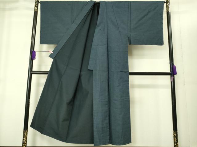 平和屋着物■極上　男性　本場大島紬　アンサンブル　長羽織　逸品　未使用　DZAB1895kh6