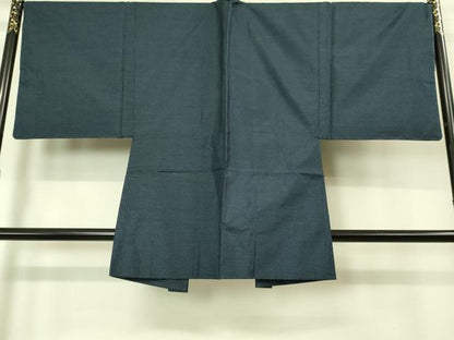 平和屋着物■極上　男性　本場大島紬　アンサンブル　長羽織　逸品　未使用　DZAB1895kh6
