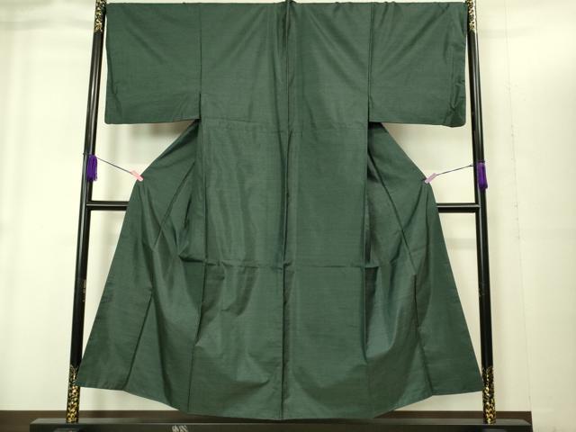 平和屋着物■極上　男性　本場大島紬　アンサンブル　長羽織　羽裏・風神雷神　逸品　DZAB1896kh6