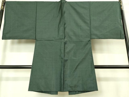 平和屋着物■極上　男性　本場大島紬　アンサンブル　長羽織　羽裏・風神雷神　逸品　DZAB1896kh6