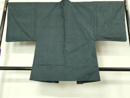 平和屋着物■極上　男性　本場大島紬　アンサンブル　長羽織　100亀甲　総詰め　羽裏・虎　逸品　DZAB1899kh6