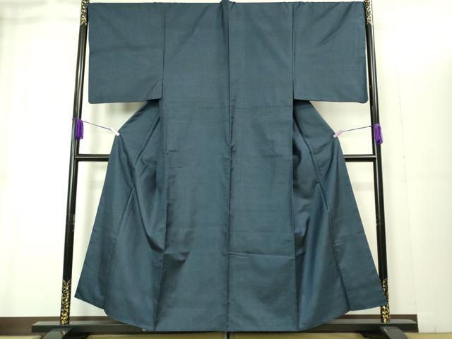 平和屋着物■極上　男性　本場大島紬　アンサンブル　長襦袢(無双仕立て)・長羽織セット　100亀甲　総詰め　羽裏・虎　逸品　DZAB1900kh6