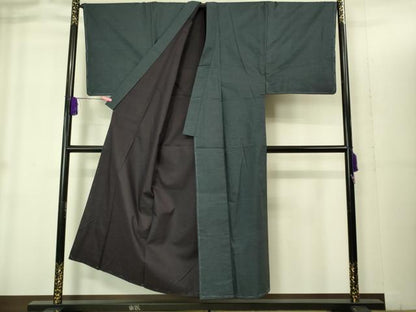 平和屋着物■極上　男性　本場大島紬　アンサンブル　長羽織　120亀甲　総詰め　逸品　未使用　DZAB1903kh6