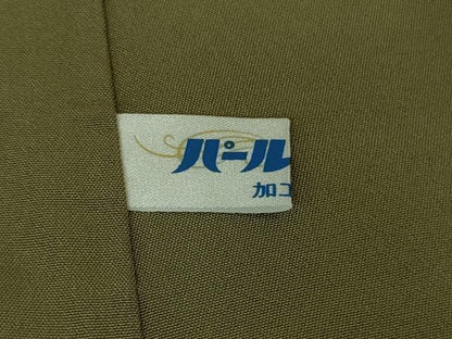 平和屋着物●極上　小紋　兎　うさぎ　一寸法師　蛍暈し　銀煤竹色地　逸品　未使用　DZAB1918kh6