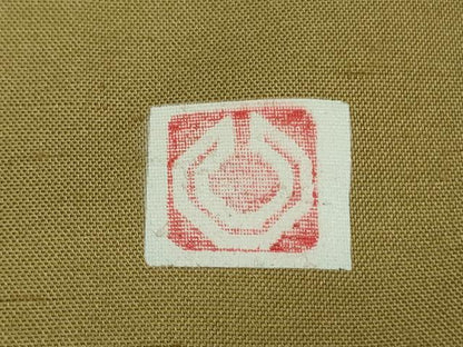 平和屋着物●極上　石川県指定無形文化財　牛首紬　白山工房　手織り　訪問着　証紙付き　逸品　DZAB1945kh6