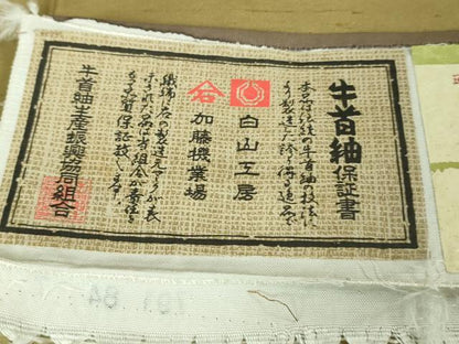 平和屋着物●極上　石川県指定無形文化財　牛首紬　白山工房　手織り　訪問着　証紙付き　逸品　DZAB1945kh6