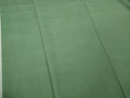 平和屋着物●極上　結城紬　色無地　薄青色　逸品　未使用　DZAB1947kh6