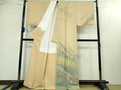 平和屋着物●極上　訪問着　友禅作家　寺谷巌　竹垣松文　逸品　未使用　DZAB1973kh6