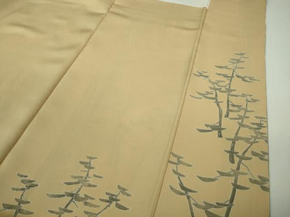 平和屋着物●極上　訪問着　友禅作家　寺谷巌　竹垣松文　逸品　未使用　DZAB1973kh6