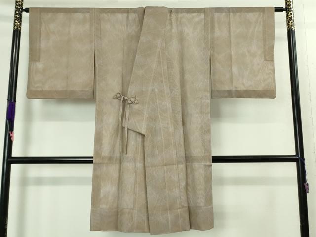 平和屋着物▽極上　道中着　スリーシーズン　春夏秋　塵除け　ロング丈　網目紋紗　暈し染め　逸品　DZAB1999kh6