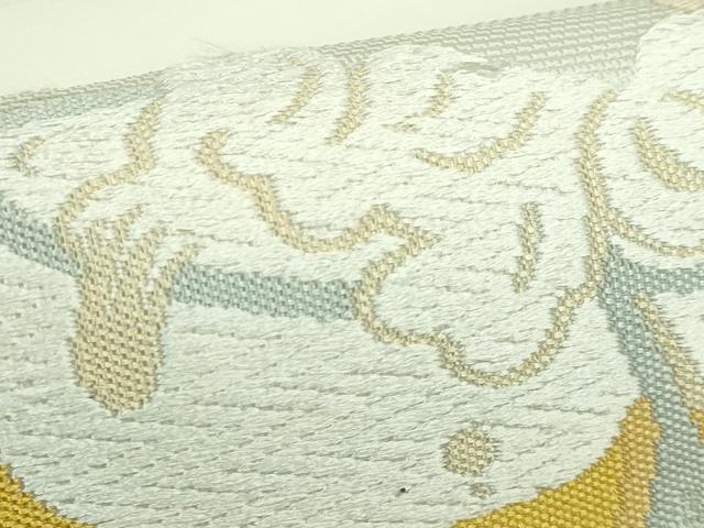 平和屋着物＊極上　夏物　九寸名古屋帯　唐織　ビール　枝豆　逸品　未使用　DZAB2008kh6 平和屋着物＊極上 夏物 九寸名古屋帯 唐織 ビール 枝豆 逸品 未使用