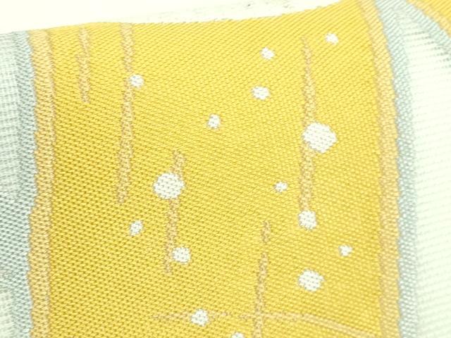 平和屋着物＊極上 夏物 九寸名古屋帯 唐織 ビール 枝豆 逸品 未使用