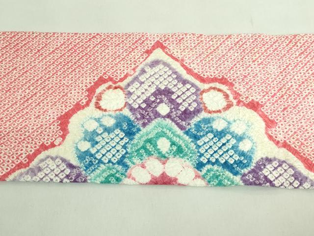 平和屋着物●極上　名門　藤娘きぬたや・総絞り　九寸名古屋帯　正倉院花文　逸品　DZAB2020kh6 平和屋着物○極上 名門 藤娘きぬたや・総絞り 九寸名古屋