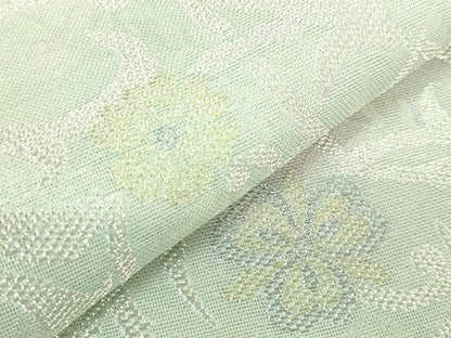 平和屋着物＊極上 夏物 つけ帯 洋花文 金銀糸 逸品 DZAB2030kh6