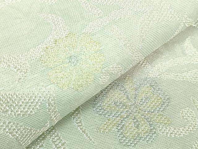平和屋着物＊極上 夏物 つけ帯 洋花文 金銀糸 逸品 DZAB2030kh6