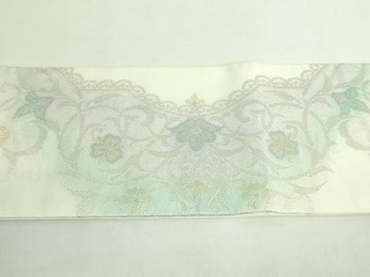 平和屋着物＊極上 夏物 つけ帯 洋花文 金銀糸 逸品 DZAB2030kh6