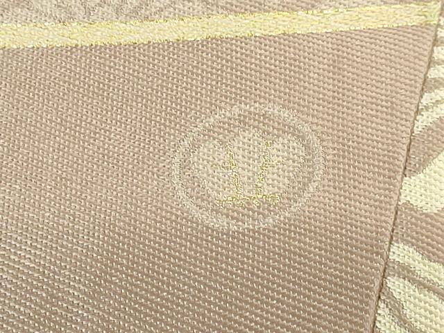 平和屋着物●極上 西陣最高峰・北尾織物匠 九寸開き名古屋帯 花菱 しづはた 逸品 DZAB2036kh6