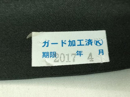 平和屋着物●極上 六通柄袋帯 ピアノ 黒地 逸品 DZAB2041kh6
